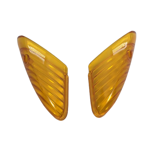 [FIORI-424] Acrilico Giro Farol Delantero Gilera Smash 110 Naranja (Juego)