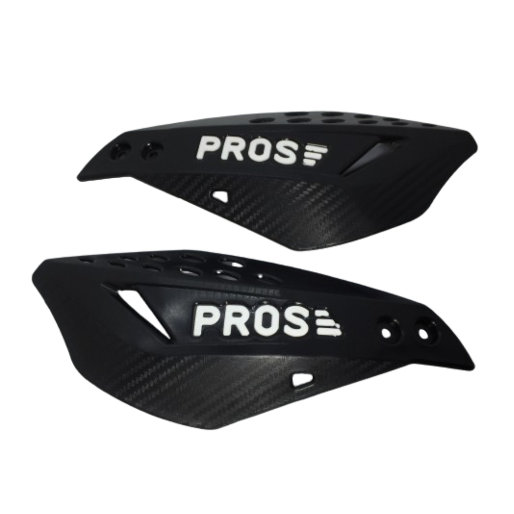 Cubre Mano Carbono Negro/Blanco