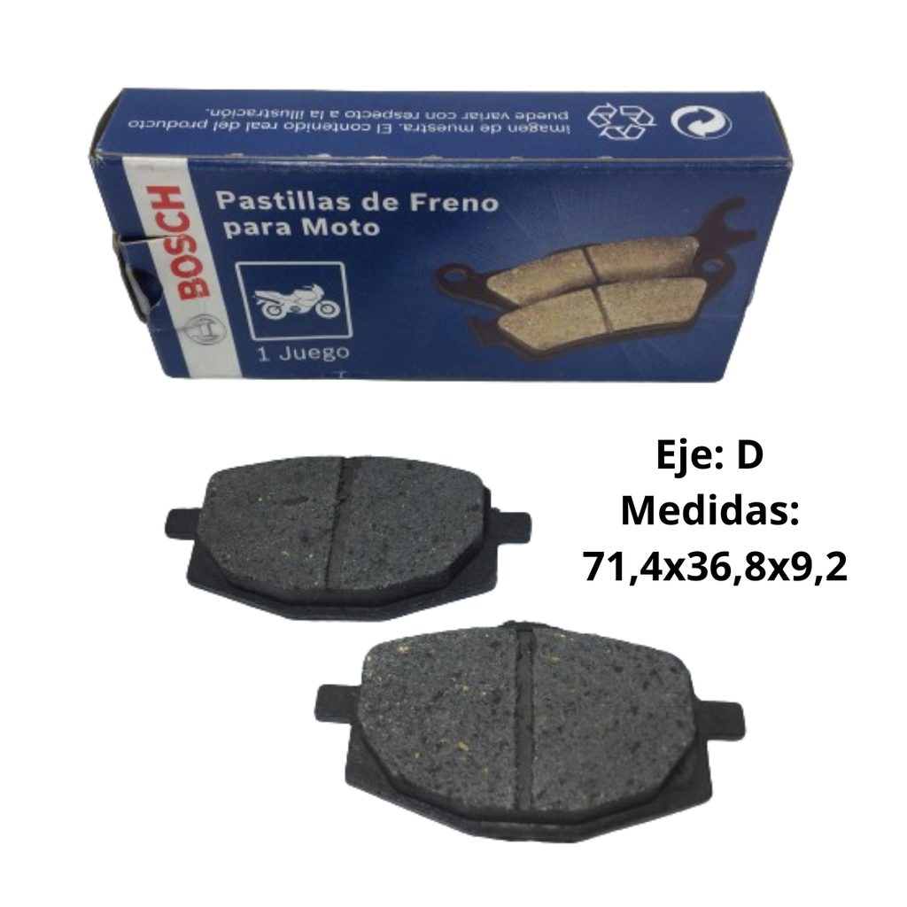 Pastilla De Freno Yamaha Dtz 180/ Tdr 180/Otras