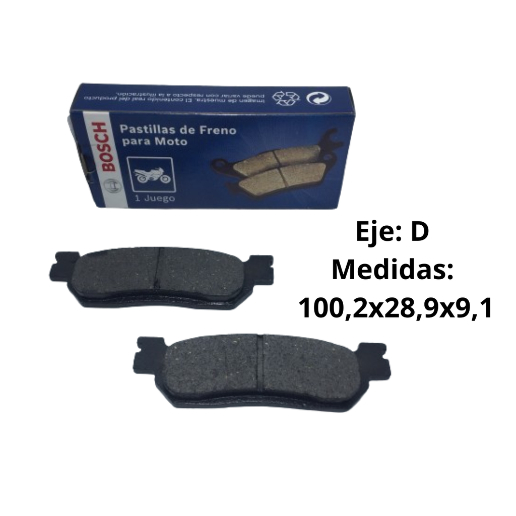 Pastilla De Freno Yamaha Crypton t105/ Yzf 600-1000/ Otras