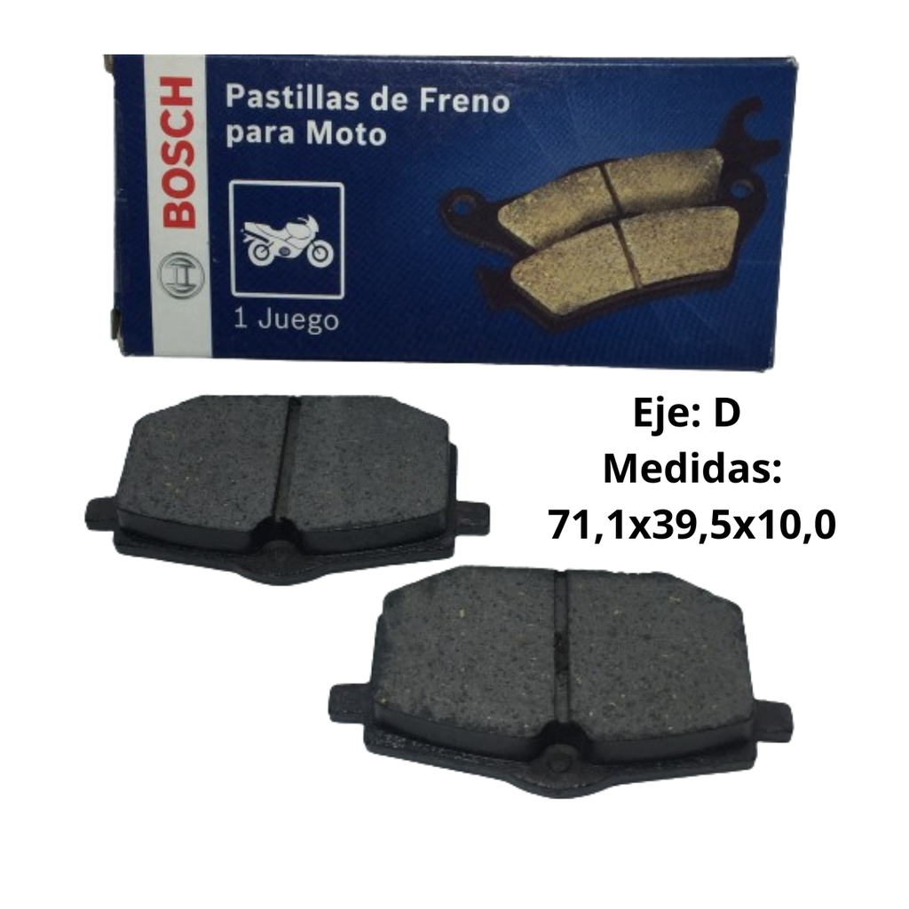 Pastilla De Freno Yamaha Dtz 180/ Tt 600/ Otras