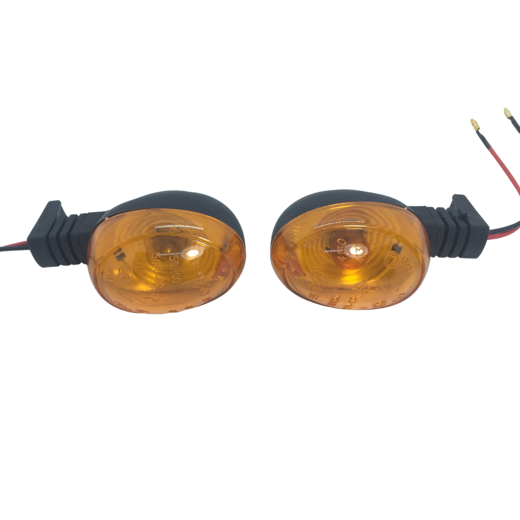Farol Giro Flexible Huevo Naranja Zanella/ Juki/ Dadalt/ Gilera (Unidad)