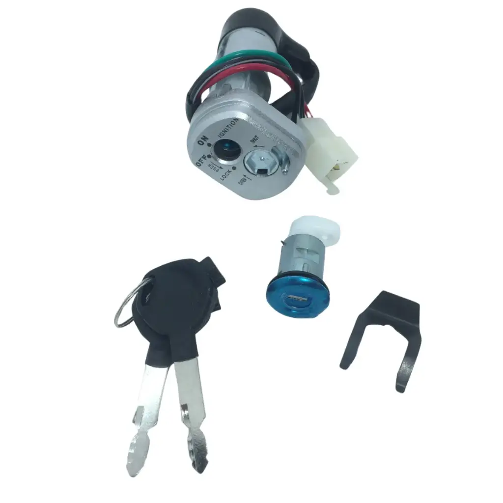Llave De Contacto + Cerraduras Motomel Max 110 Con Antirrobo