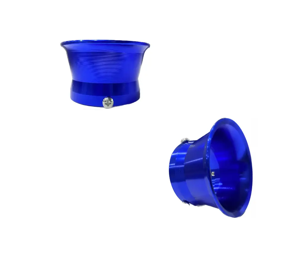 [BQ-071007] Venturi 63mm Aluminio Anodizado Azul Carburador Cortina Plana 36-38-40mm