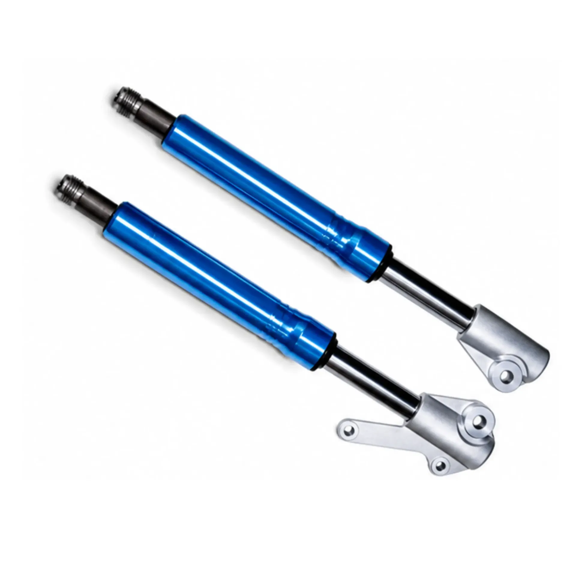 Barral Completo Suspensión Invertida Motos 110 Color Azul