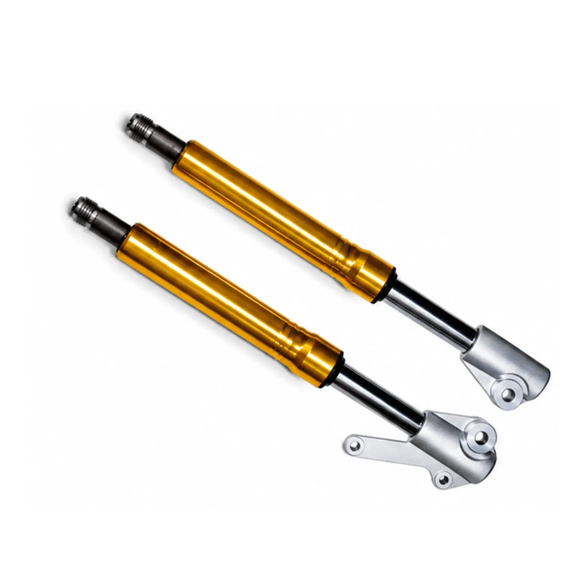 Barral Completo Suspensión Invertida Motos 110 Color Dorado