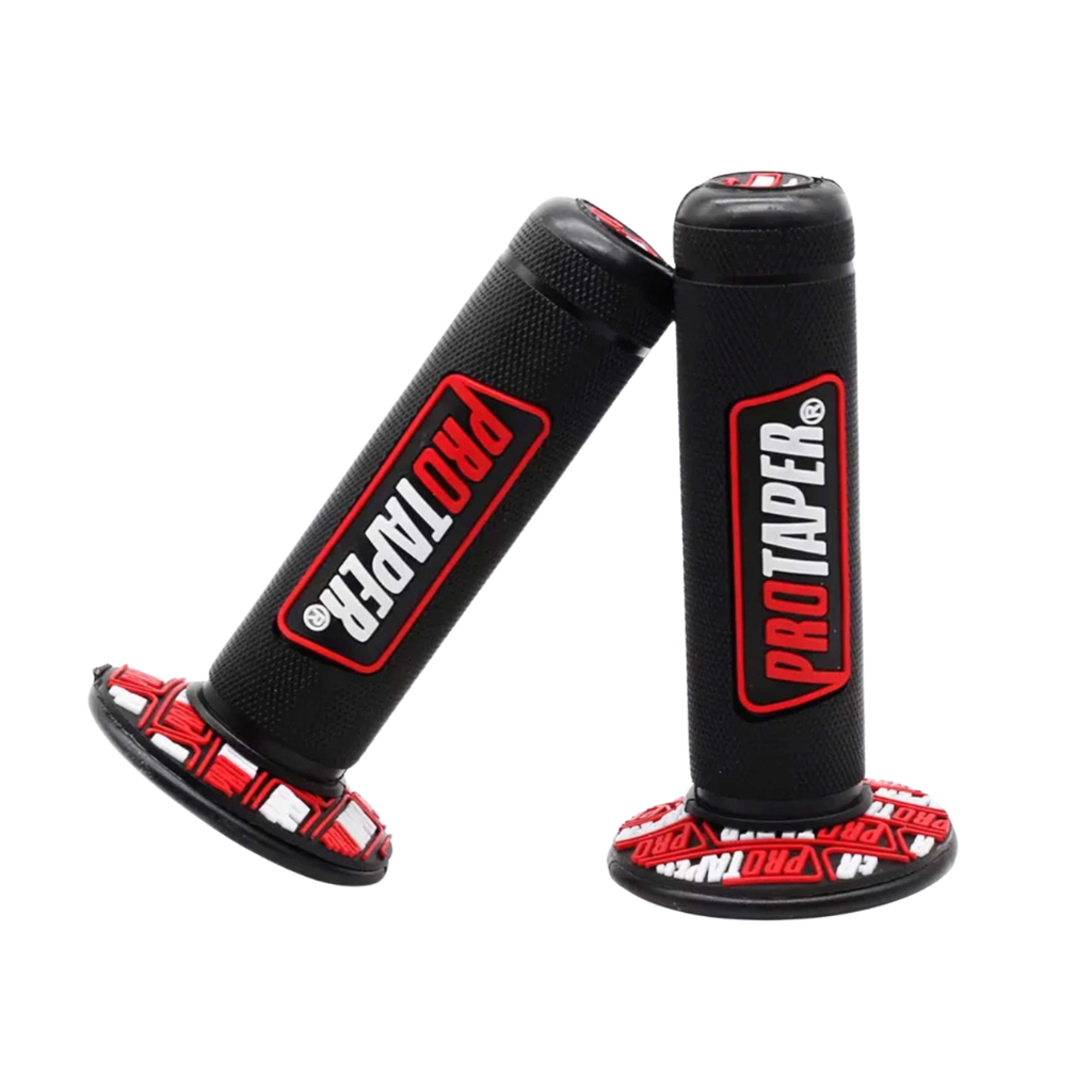 Puños Pro Taper (Negro-Rojo)