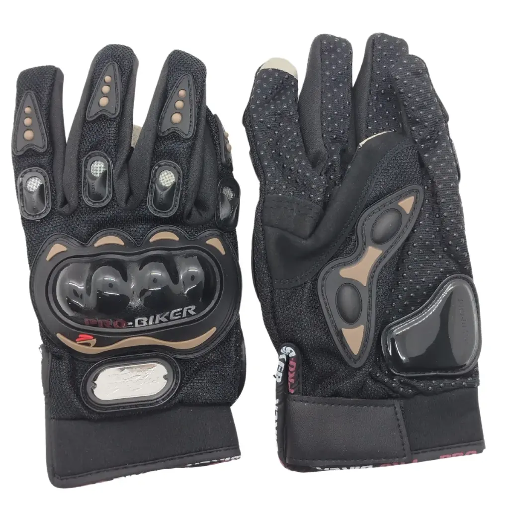 Guante Pro-Biker Con Nudillo y Dedo Tactil Talle S 7-7 1/2 (17.5-19cm)