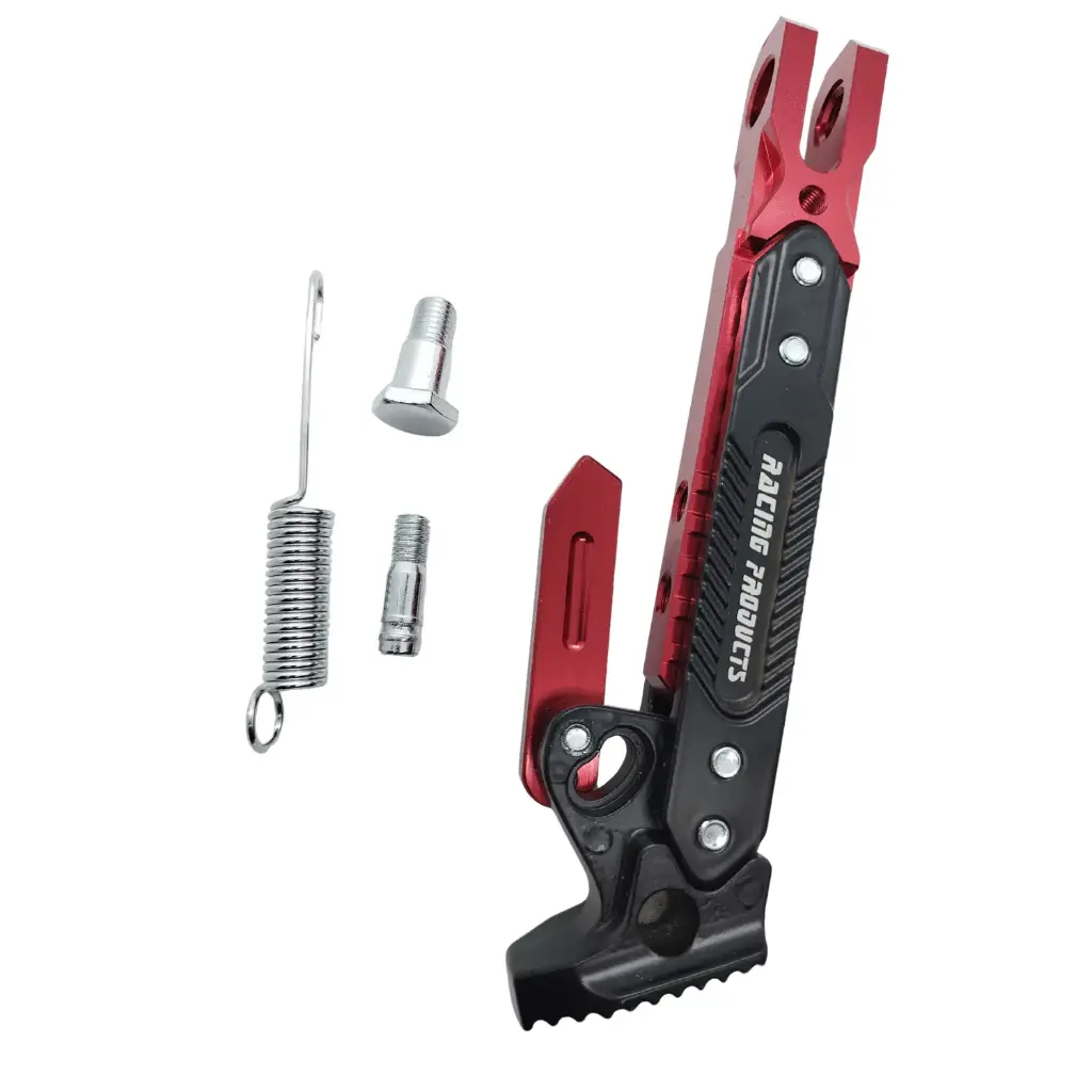 [BQ-015002] Muleta Regulable Aluminio Color Rojo