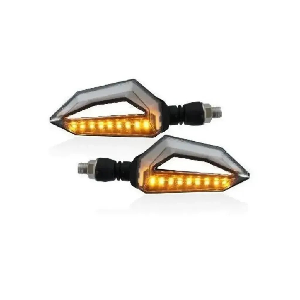 [NITROLED-ZXD05] Farol Giro Led Moto Off Road Universal 12v (Juego)